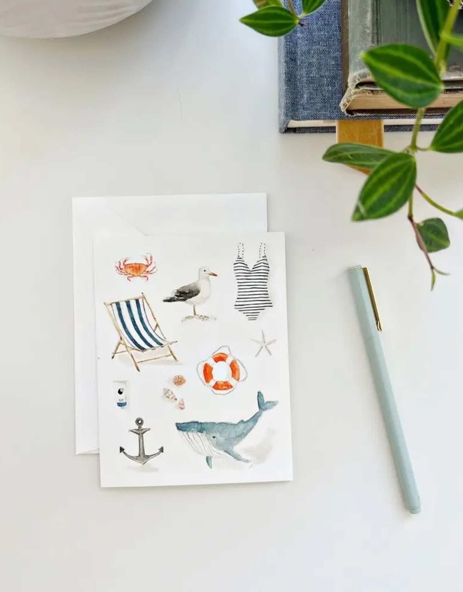 emily lex studio Seaside Notecards