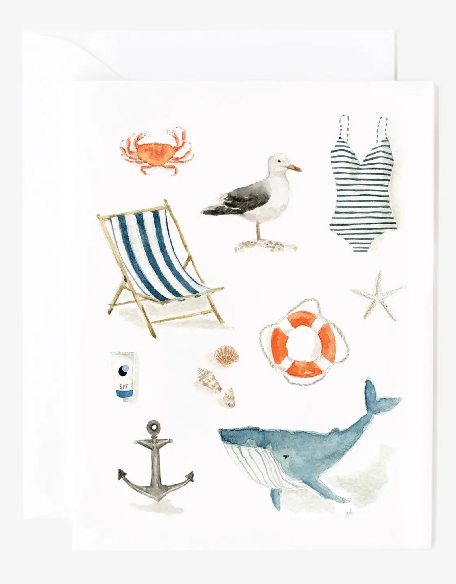 emily lex studio Seaside Notecards