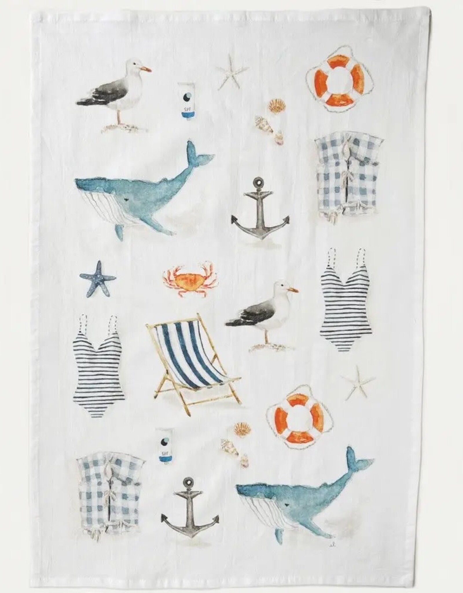 emily lex studio Seaside Tea Towel