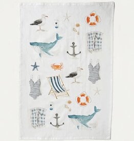 emily lex studio Seaside Tea Towel