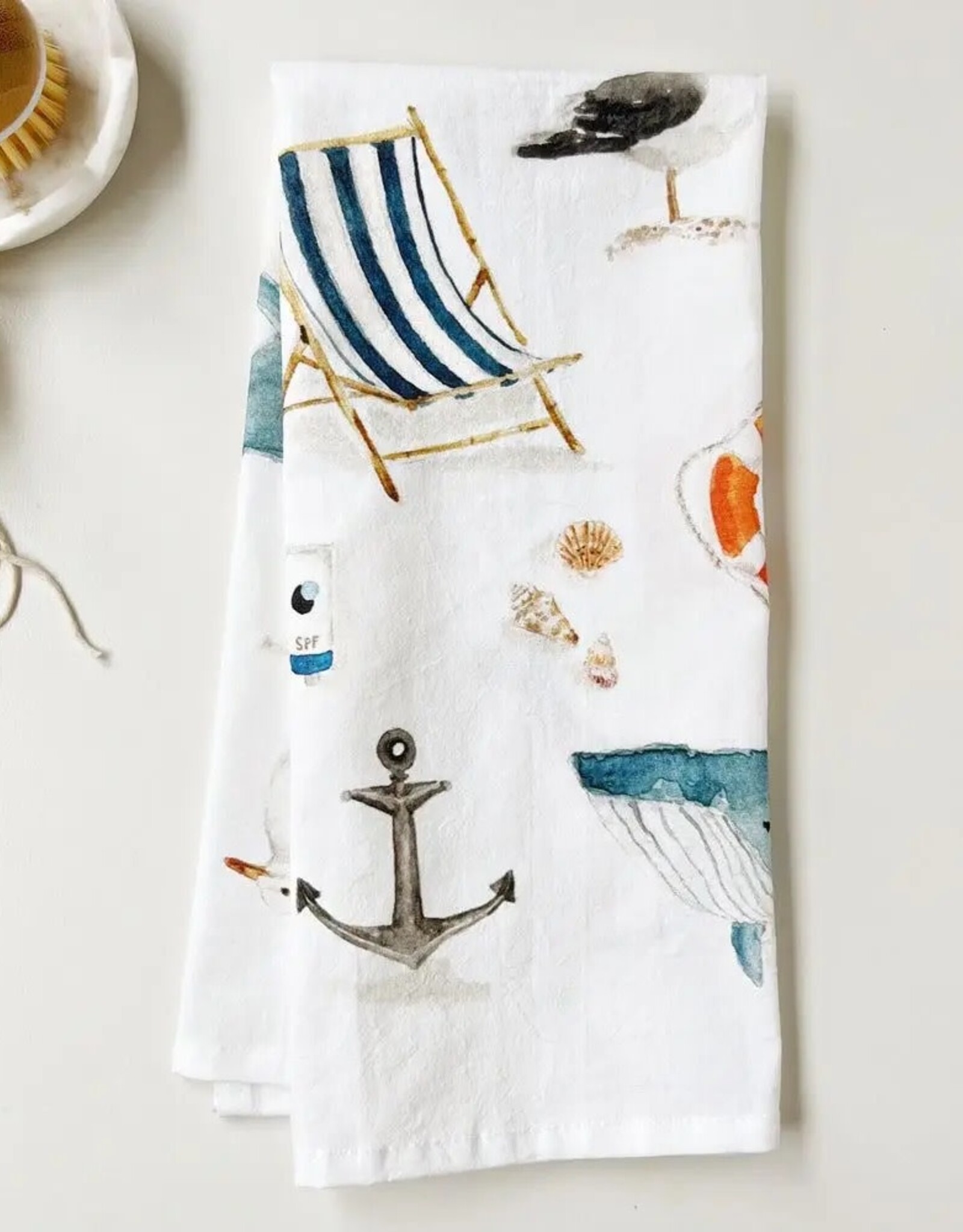 emily lex studio Seaside Tea Towel