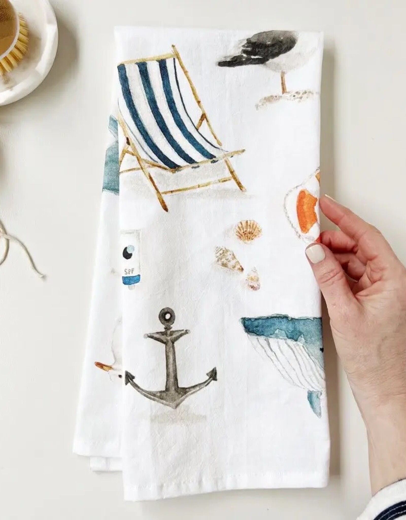 emily lex studio Seaside Tea Towel