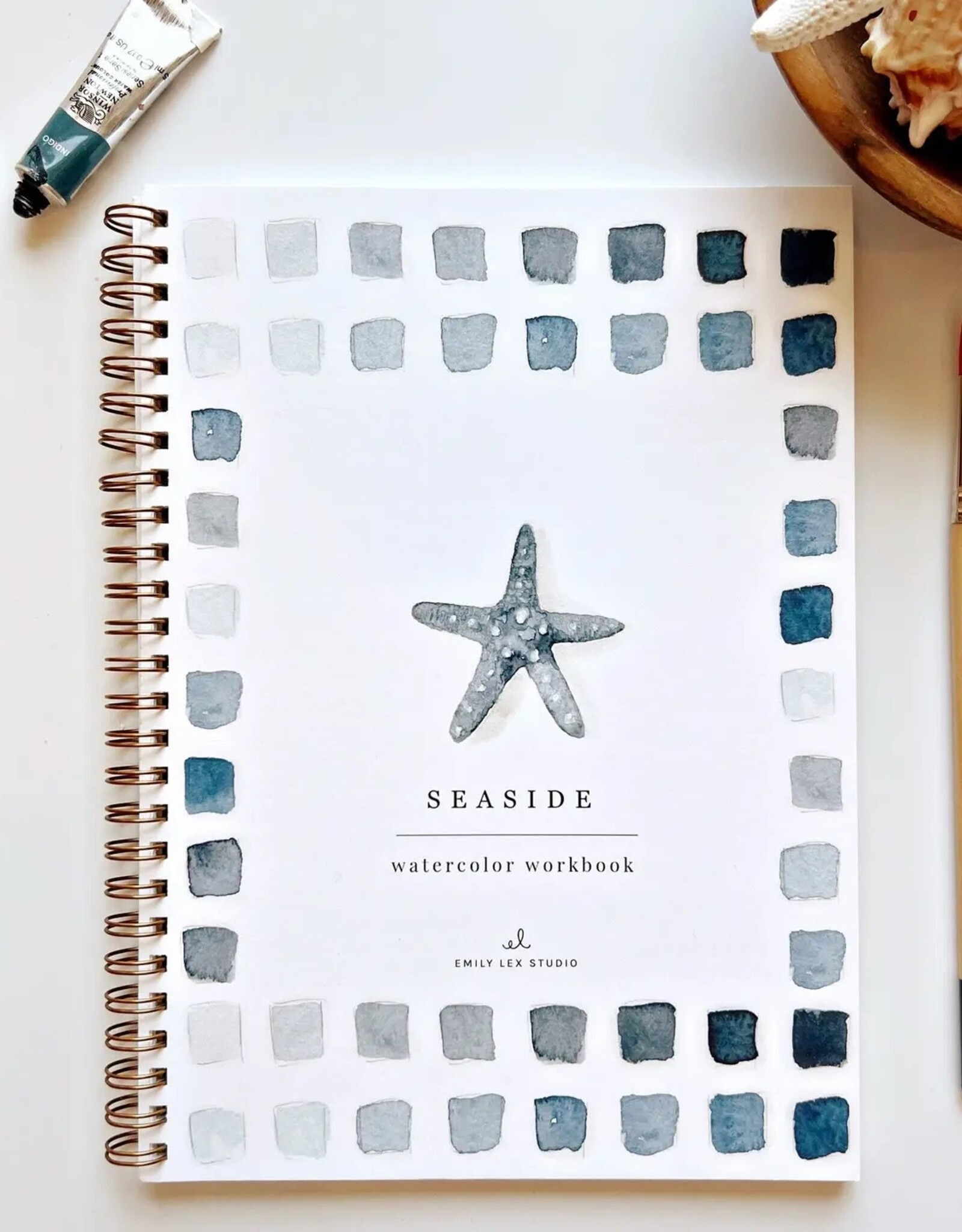 emily lex studio Seaside Watercolor Workbook