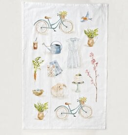 emily lex studio Springtime Tea Towel