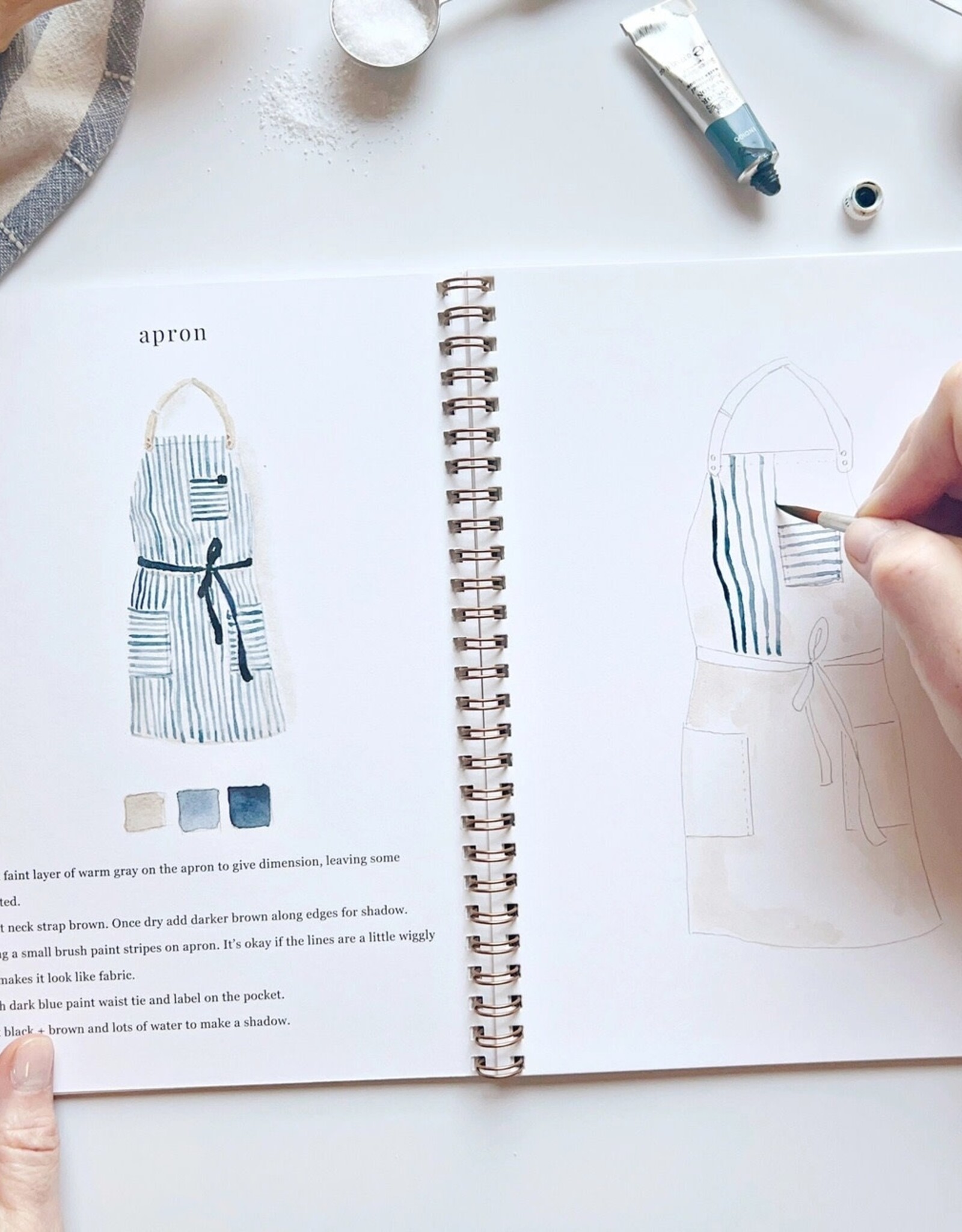 emily lex studio Baking watercolor workbook