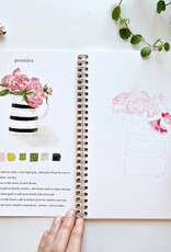 emily lex studio Bouquets watercolor workbook