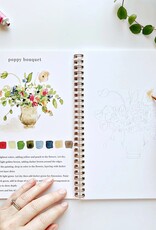 emily lex studio Bouquets watercolor workbook