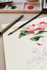 Crate & Paper Cherry Blossoms Paint-By-Numbers Kit