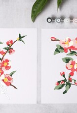Crate & Paper Cherry Blossoms Paint-By-Numbers Kit