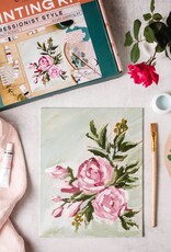 Crate & Paper Abstract Roses Painting Kit, Impressionist Painting Kit