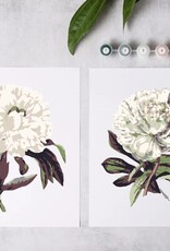 Crate & Paper Peony Blossoms Paint-By-Numbers Kit