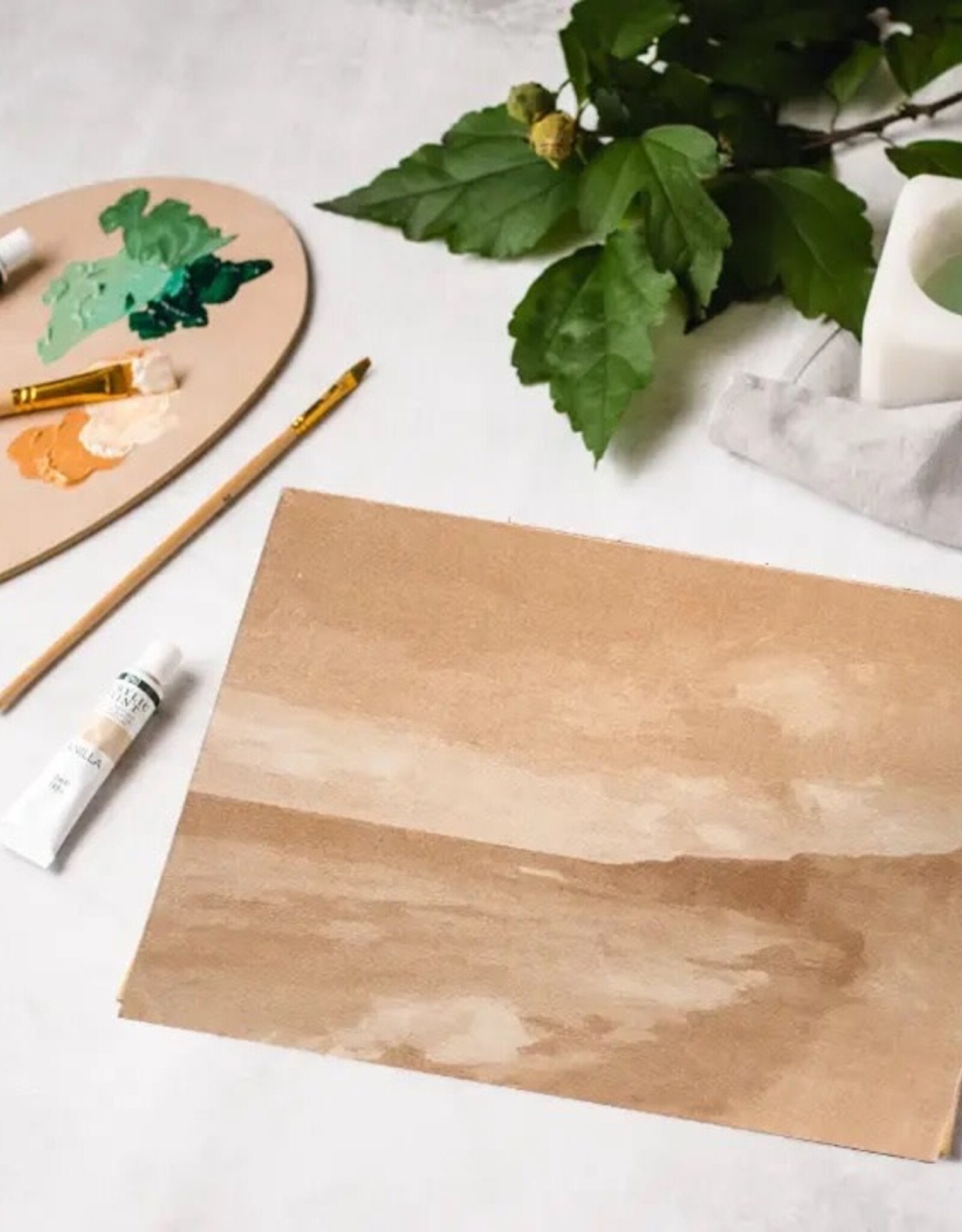 Crate & Paper Seashore Path Painting Kit, Impressionist Painting Kit