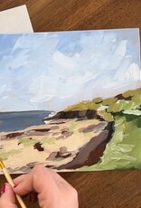 Crate & Paper Seashore Path Painting Kit, Impressionist Painting Kit