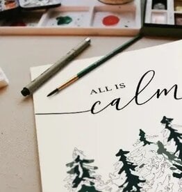 Crate & Paper Snowy Woods Paint-By-Numbers Kit