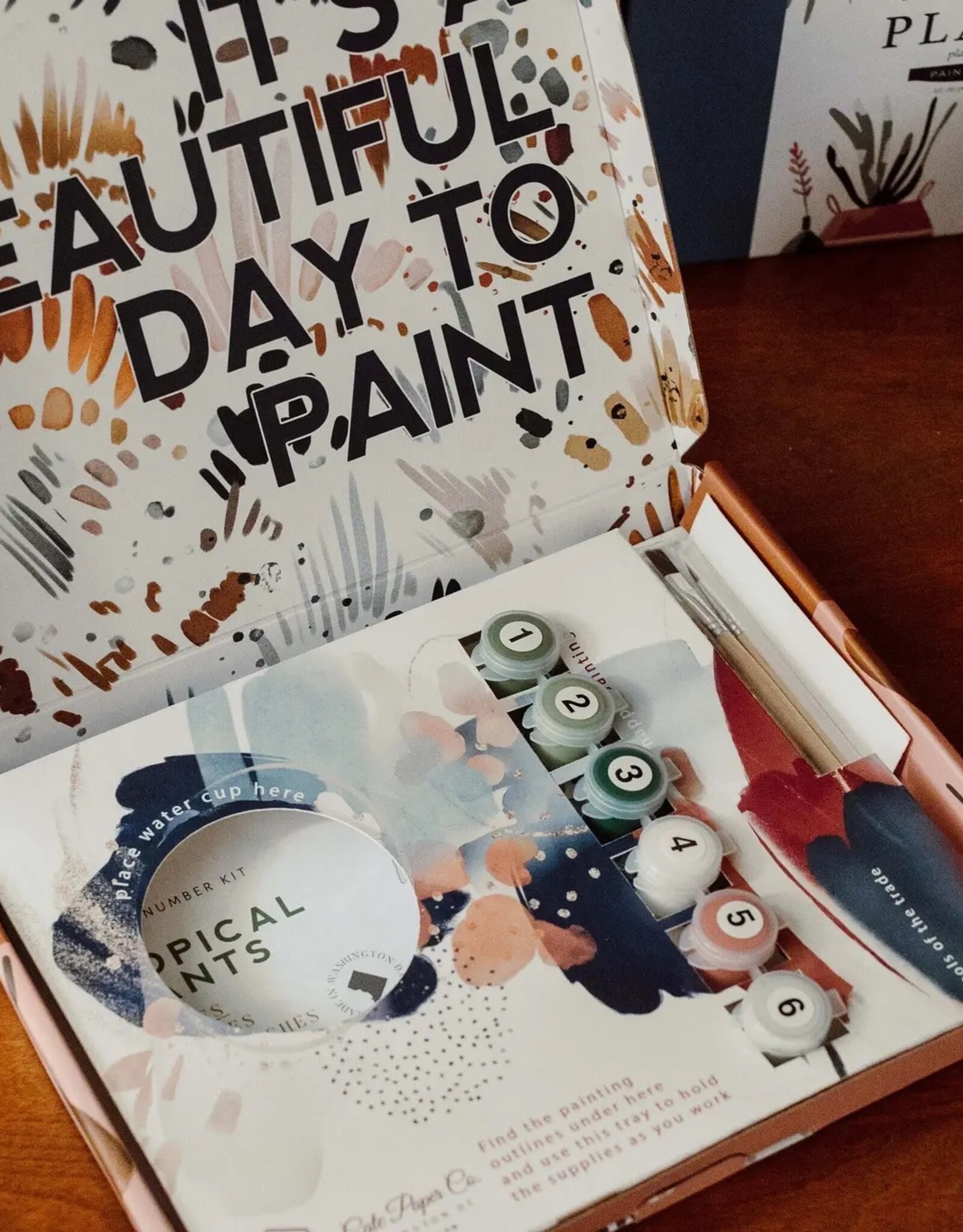 Crate & Paper Snowy Woods Paint-By-Numbers Kit