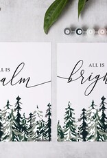 Crate & Paper Snowy Woods Paint-By-Numbers Kit