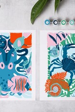 Crate & Paper Sea Creatures Paint-By-Numbers kit