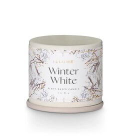 Illume Winter White Demi Vanity Tin Candle