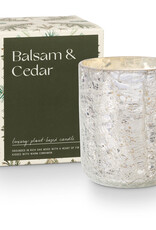 Illume Balsam & Cedar Crackle Small Glass Candle