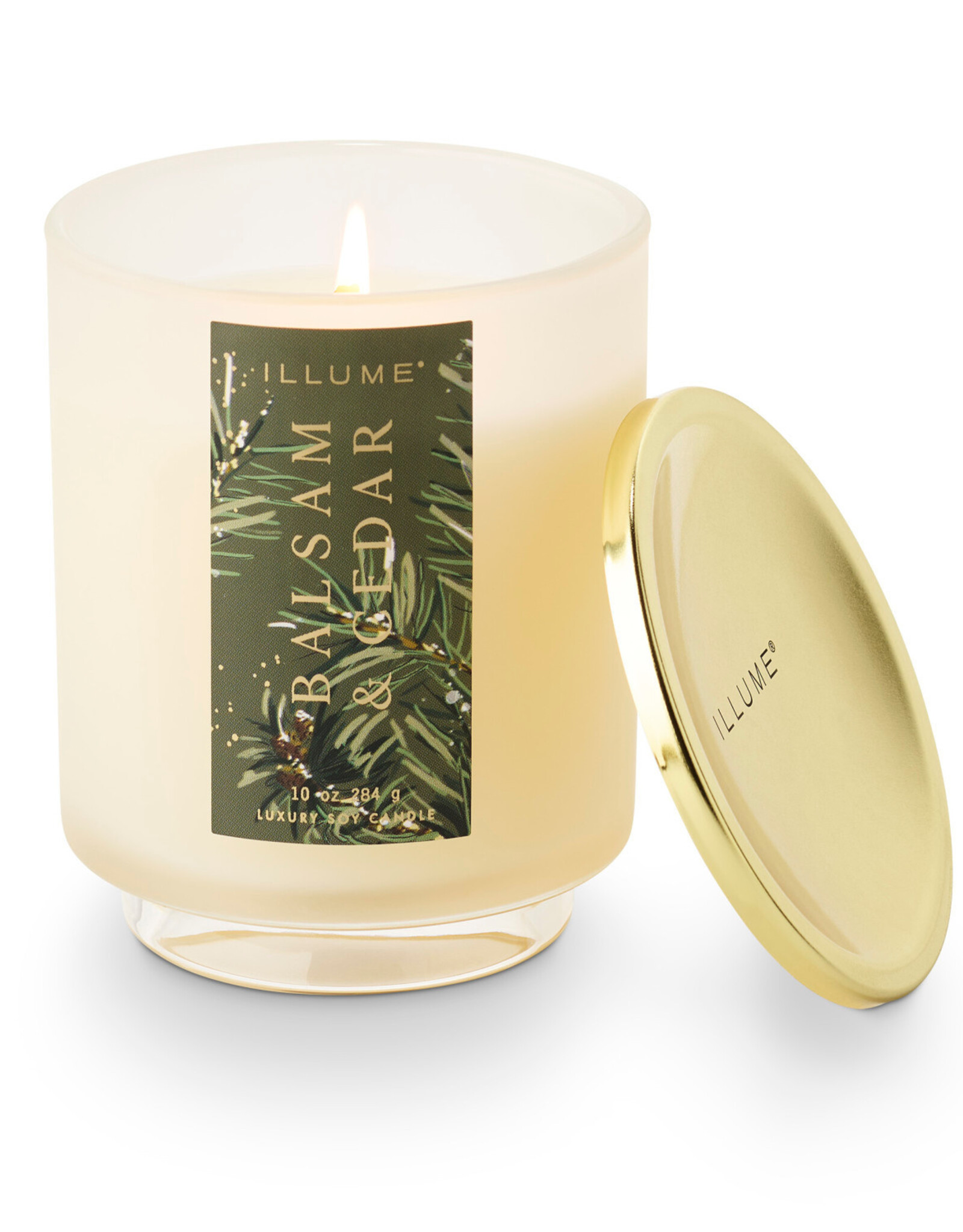 Illume Balsam & Cedar Signature Glass Candle