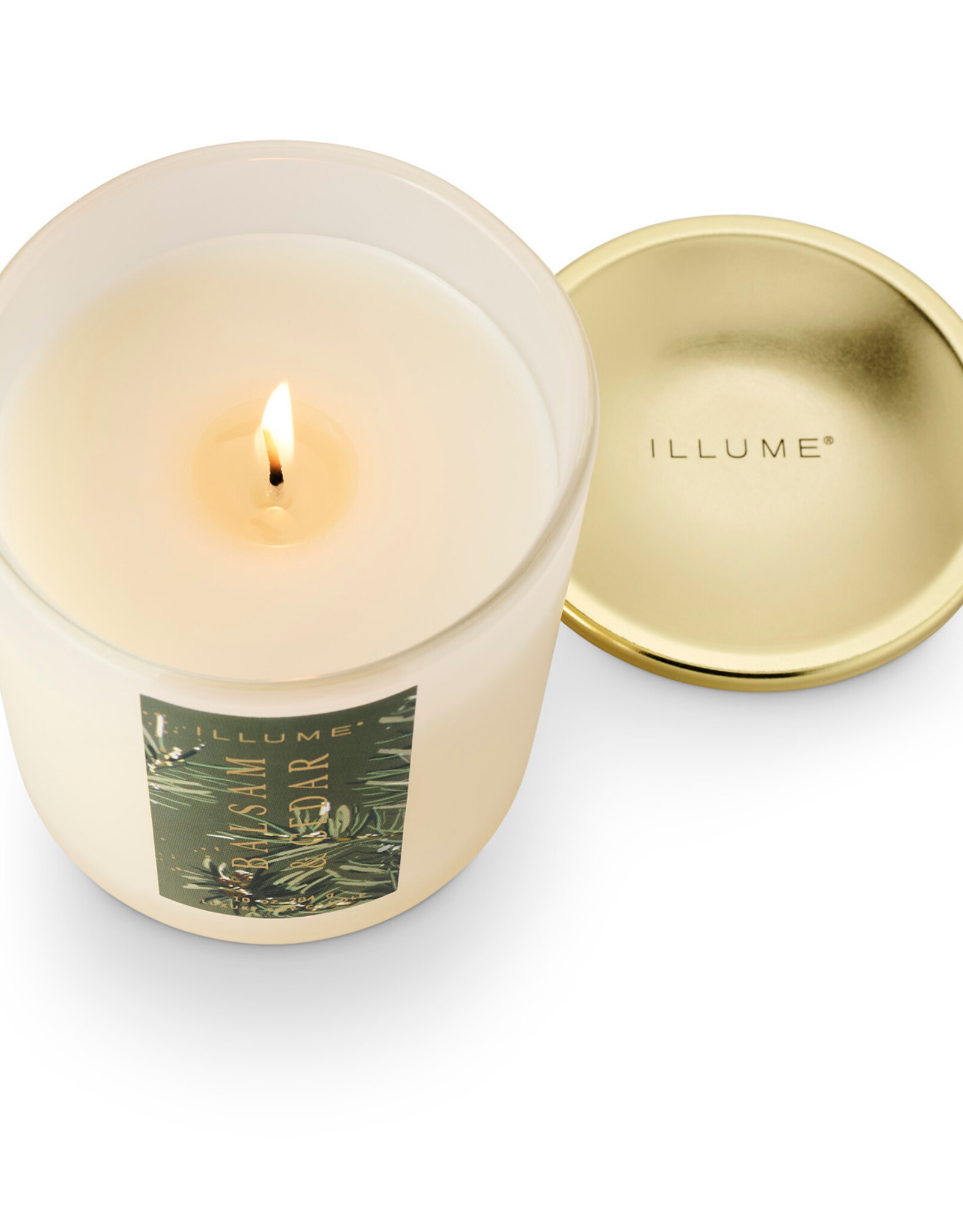 Illume Balsam & Cedar Signature Glass Candle
