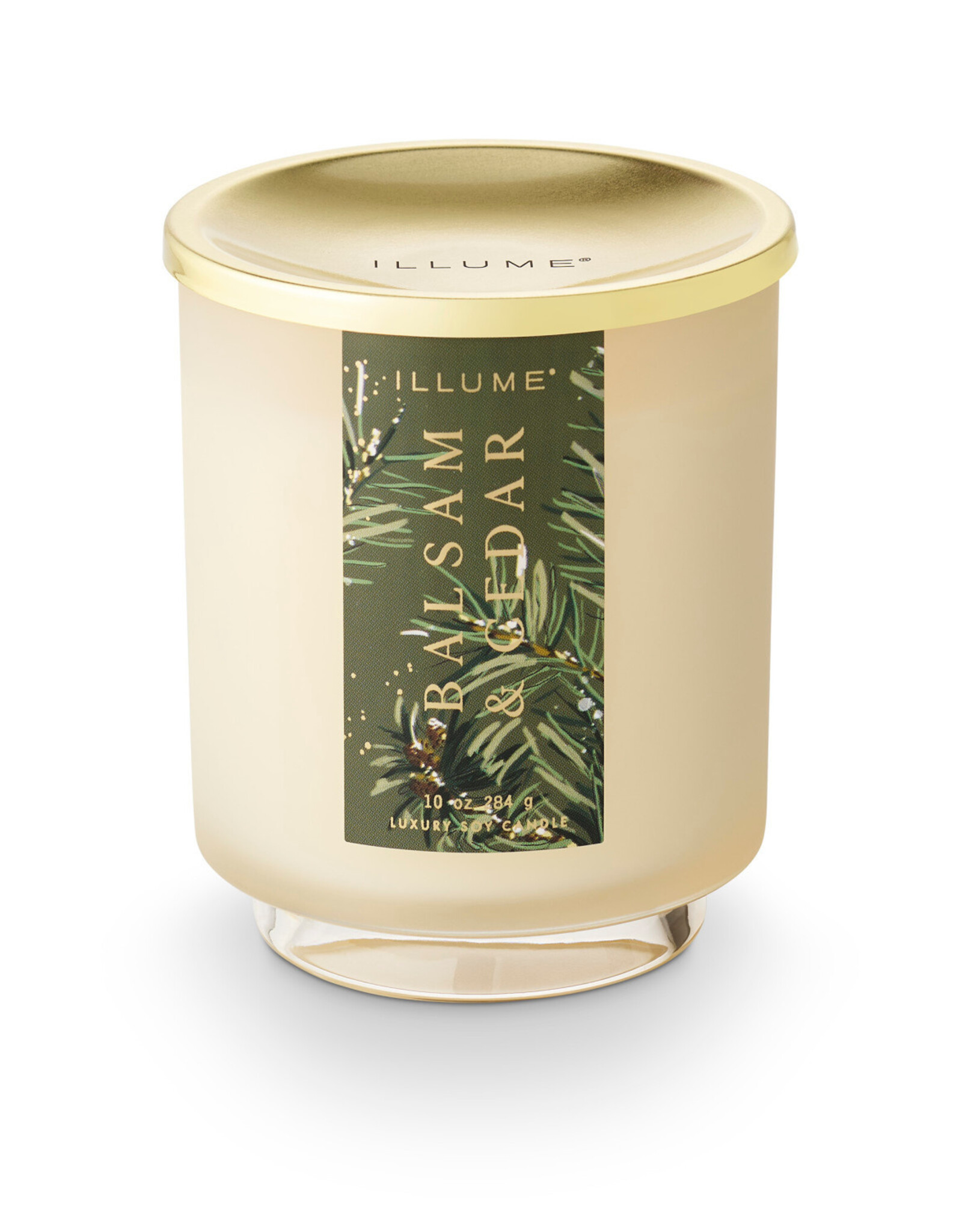 Illume Balsam & Cedar Signature Glass Candle
