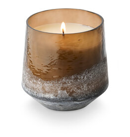 Illume Woodfire Baltic Glass Candle