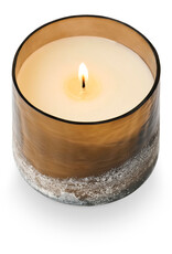 Illume Woodfire Baltic Glass Candle