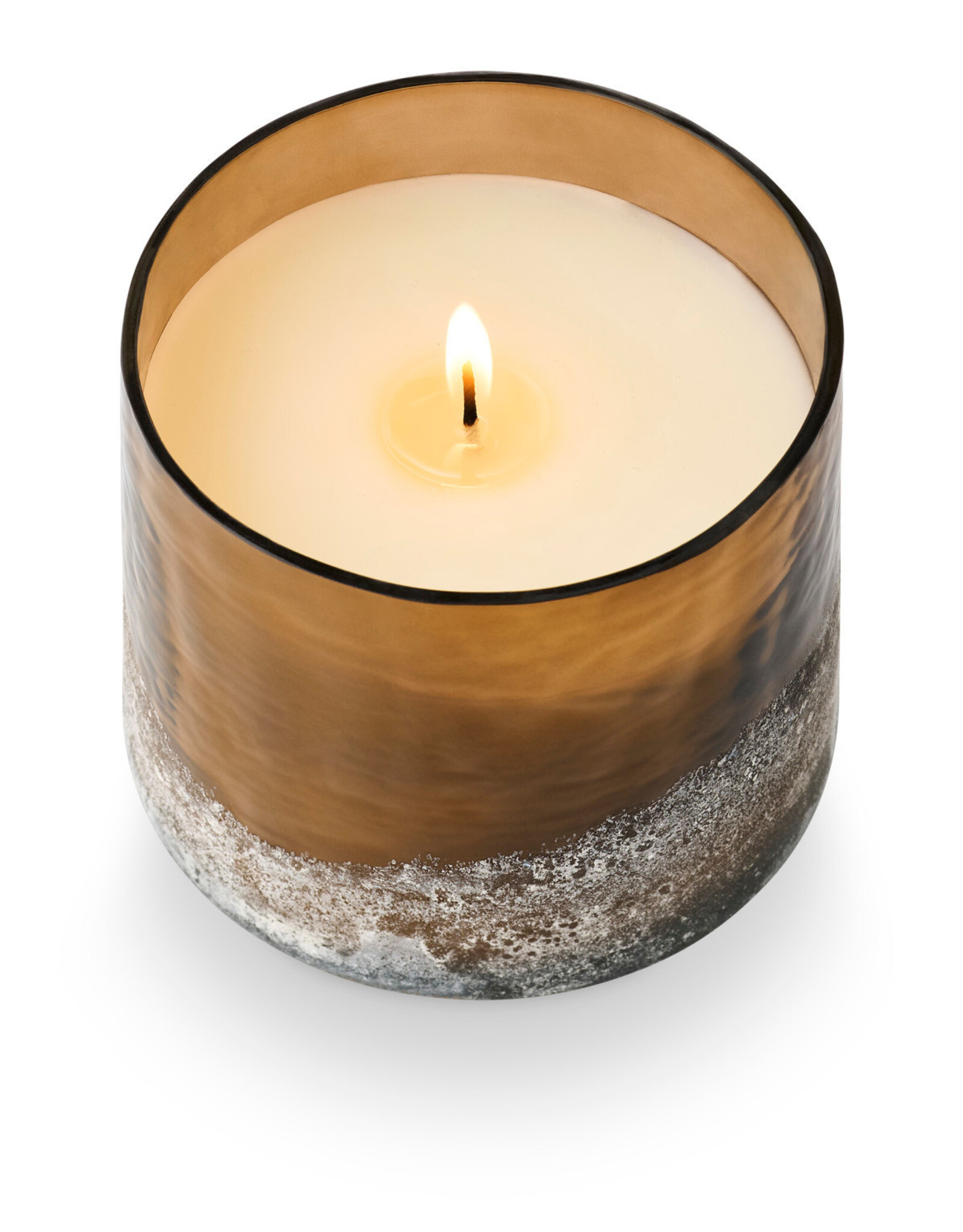 Illume Woodfire Baltic Glass Candle