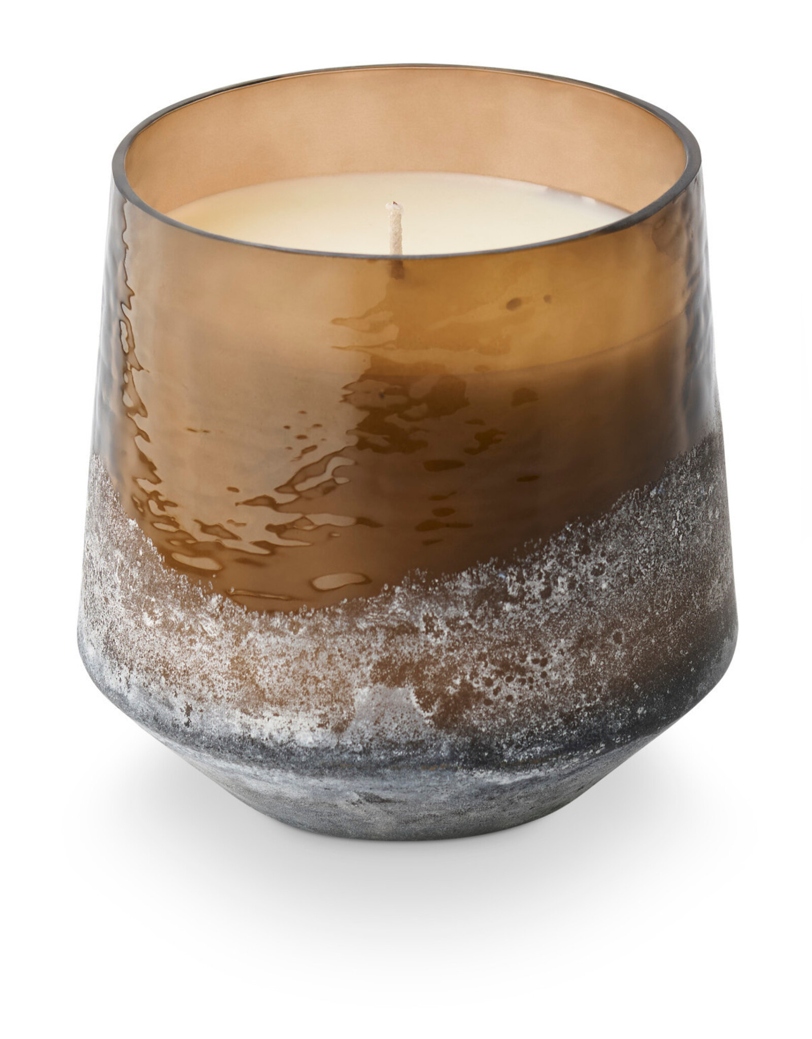 Illume Woodfire Baltic Glass Candle