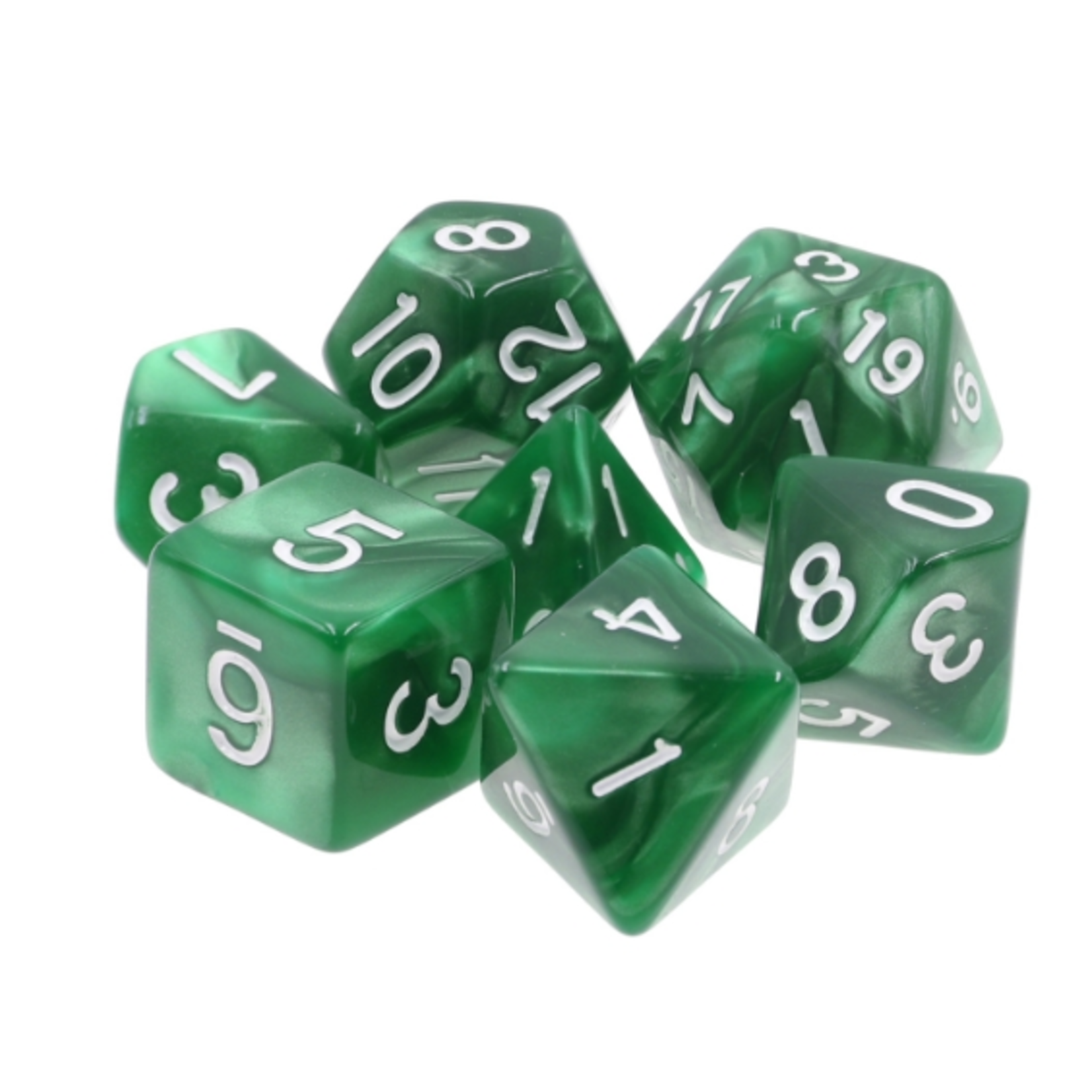 Goblin Dice Green Pearl Dice Set