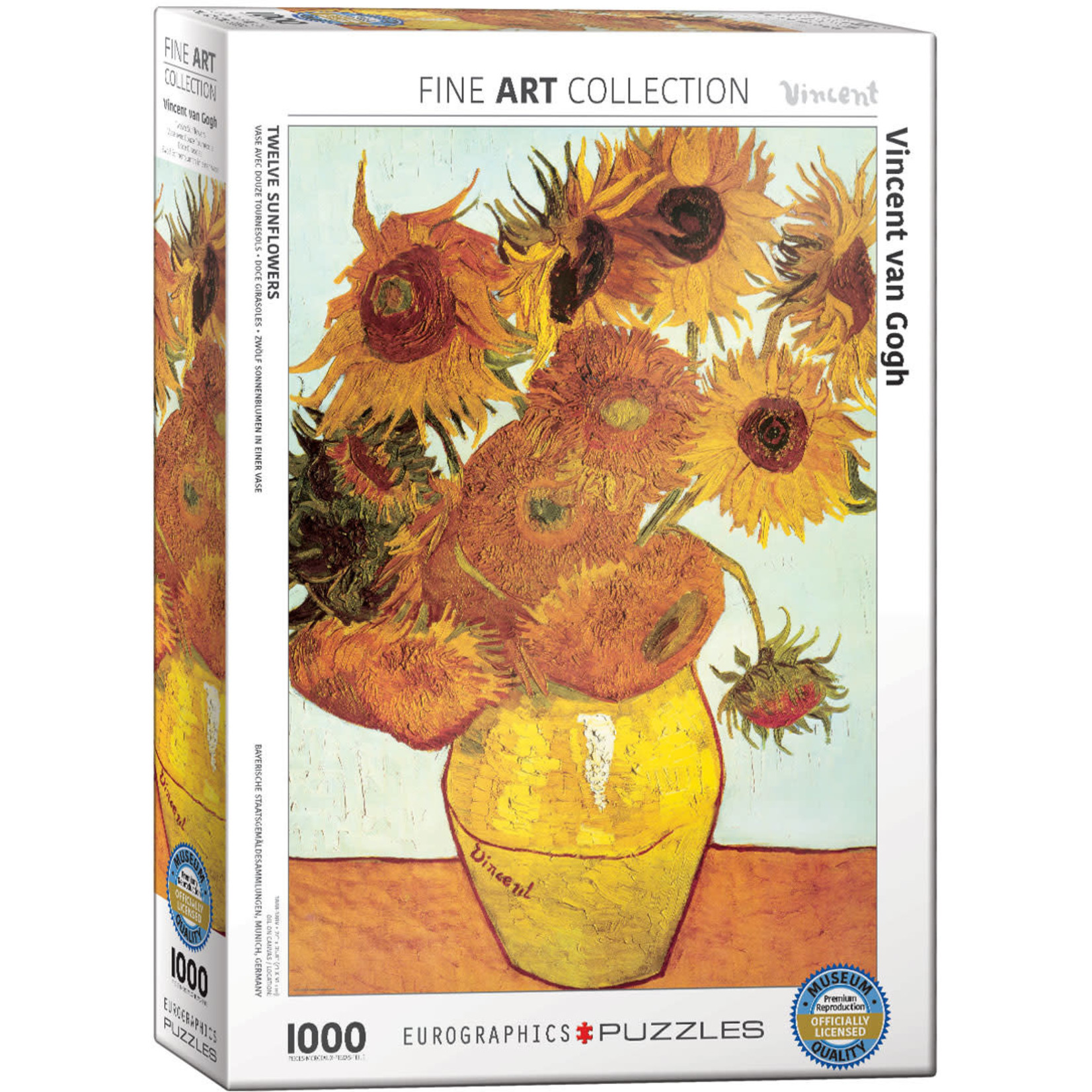 Eurographics Twelve Sunflowers - Van Gogh
