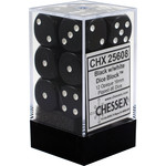 Black White Opaque 16mm D6 Block (12)