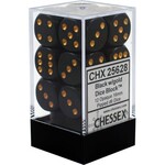 Black Gold Opaque 16mm D6 Block (12)