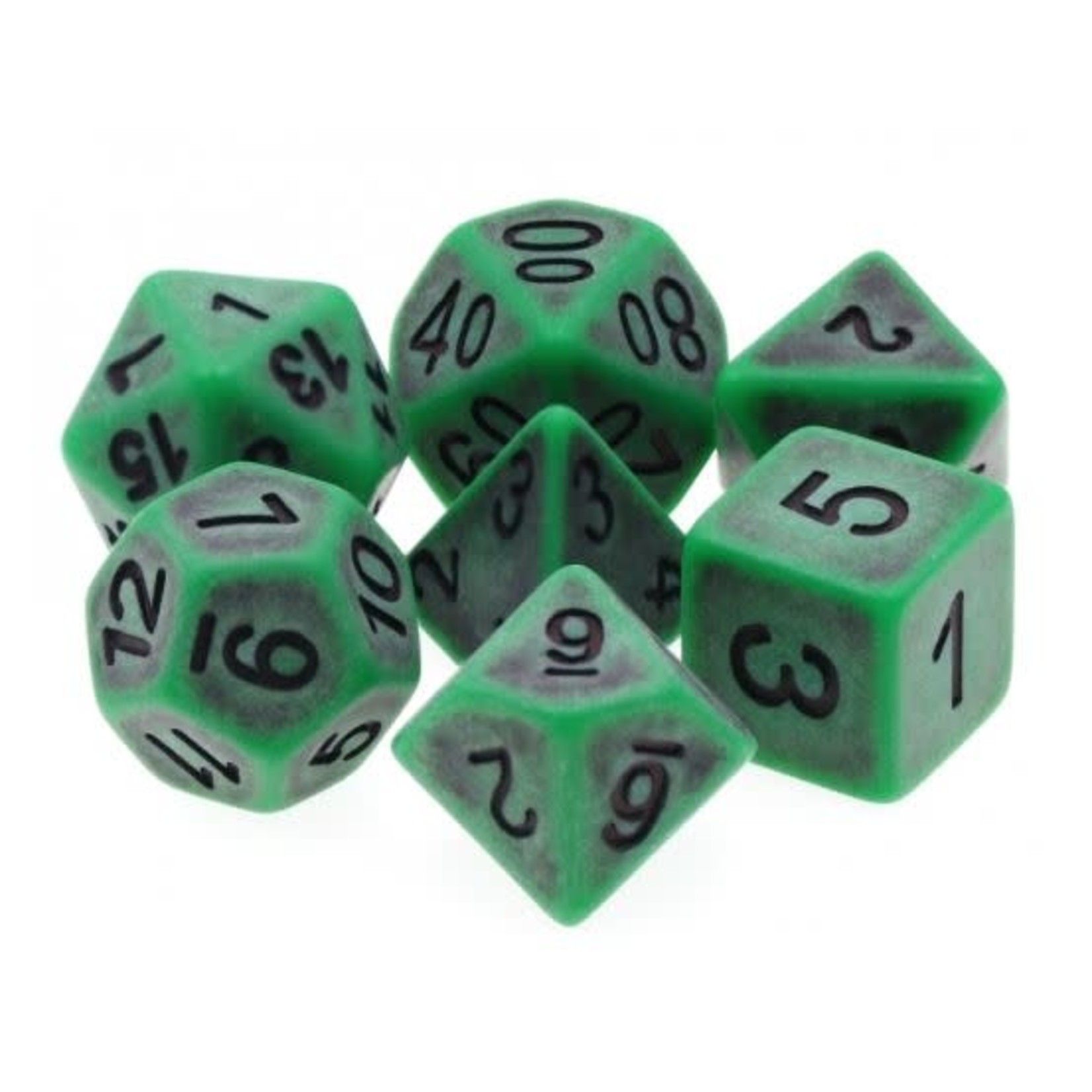 Goblin Dice Ancient Green Dice Set