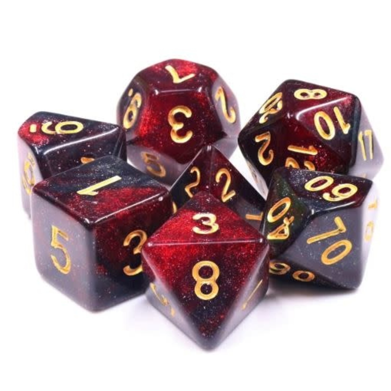 Goblin Dice Rose Galaxy Dice Set