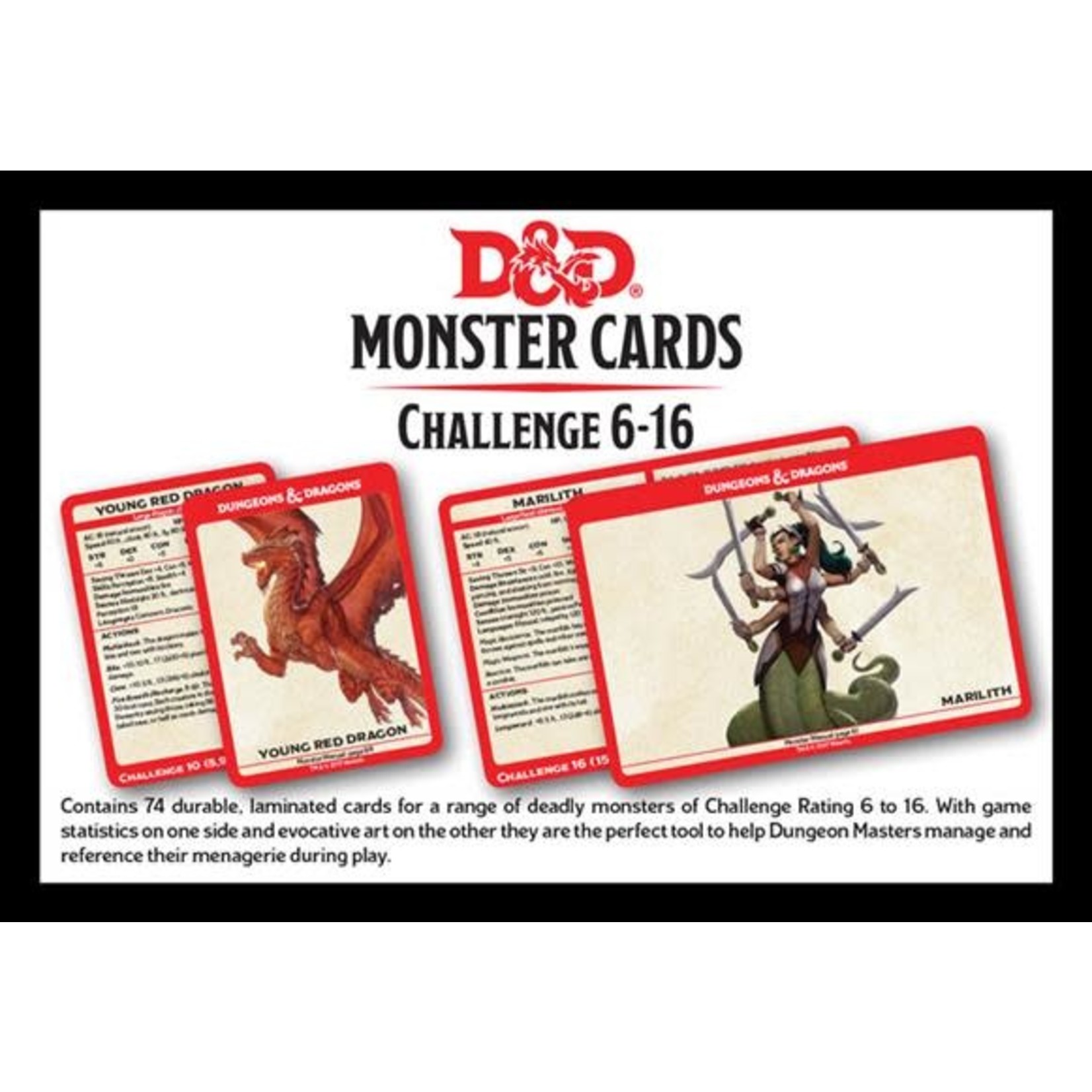 Gale Force Nine D&D Monster Cards Challenge 6-16