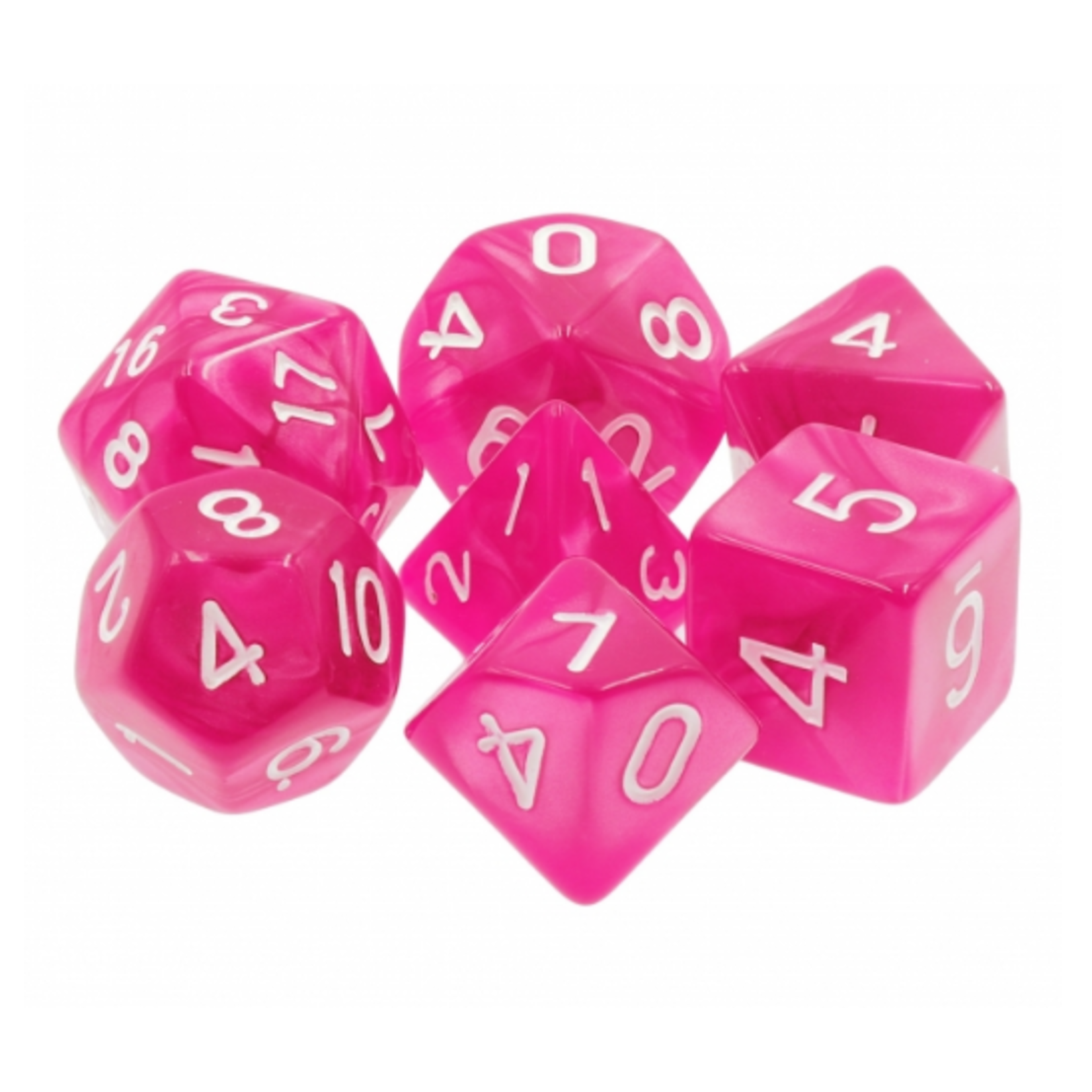 Goblin Dice Fuchsia Pearl Dice Set