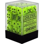 Bright Green Vortex 12mm D6 Block (36)
