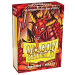 Dragon Shield Dragon Shield 60ct Matte Crimson Small