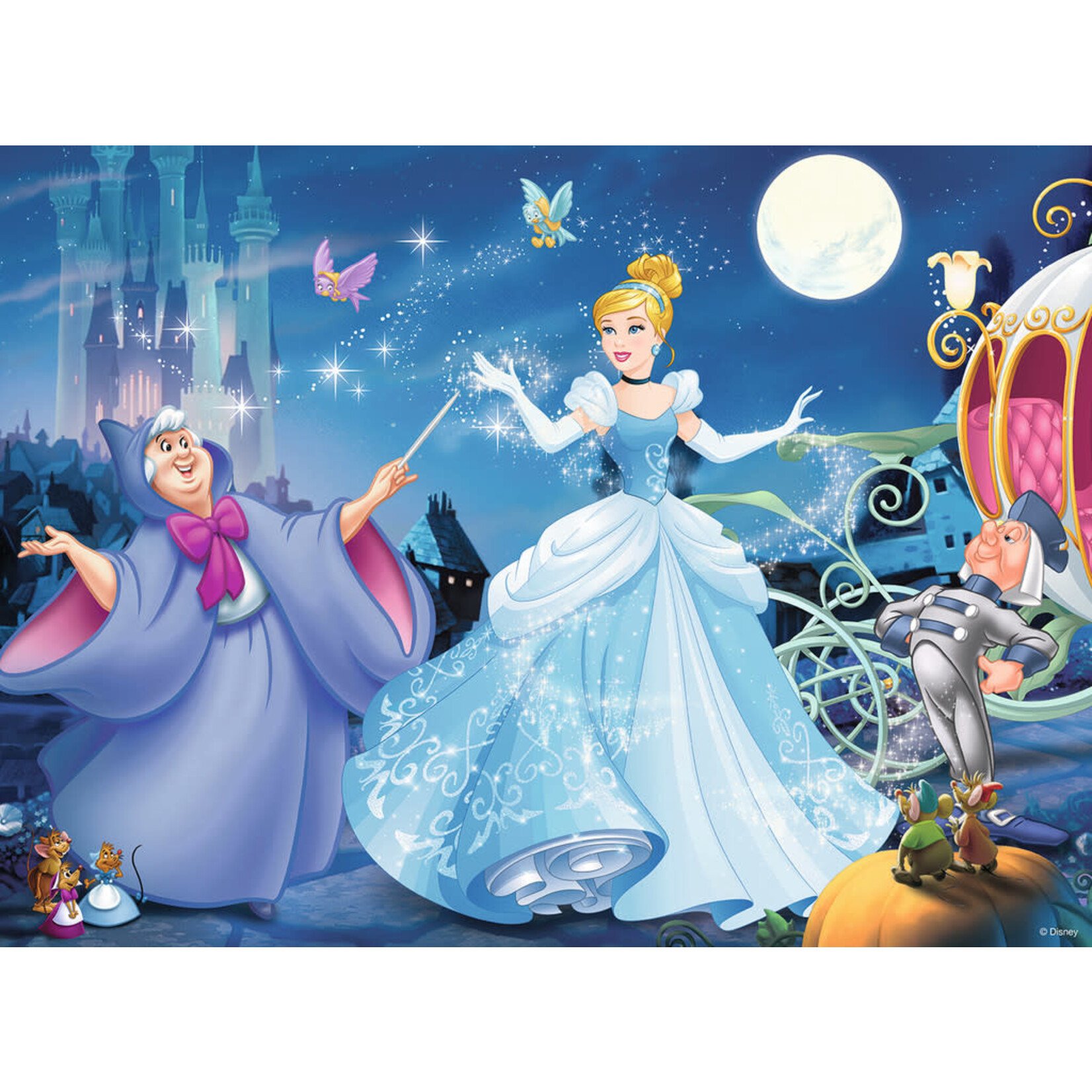 Ravensburger Disney Adorable Cinderella Glitter Puzzle