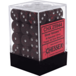 Silver Volcano Speckled 12mm D6 Block (36)