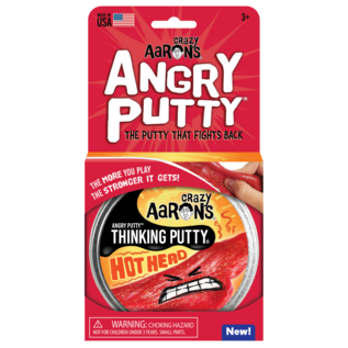 Crazy Aaron's Thinking Putty Hot Head Angry Putty