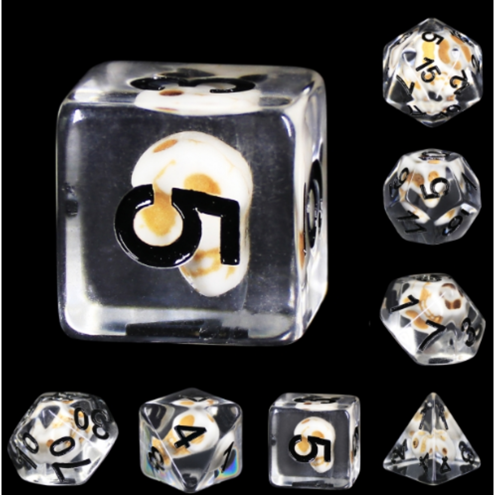 Goblin Dice Skull Check Dice Set