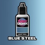 Turbo Dork Blue Steel Metallic Acrylic Paint 20ml Bottle