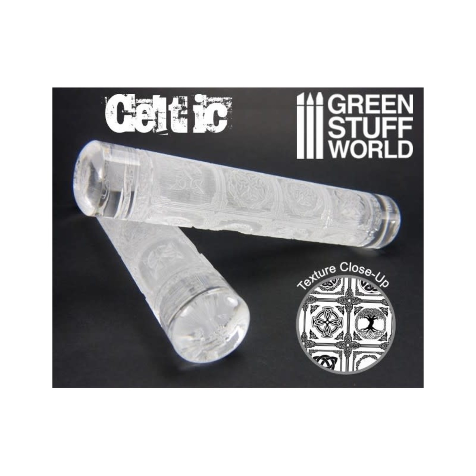 Green Stuff World Celtic Rolling Pin