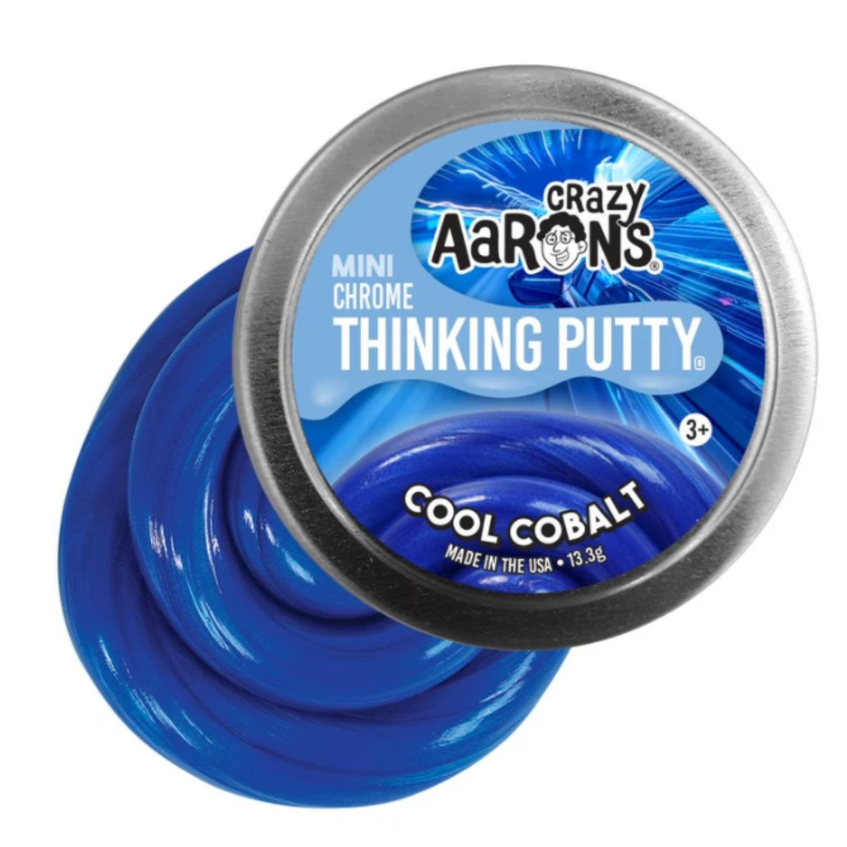 Crazy Aaron's Thinking Putty Cool Cobalt Thinking Putty