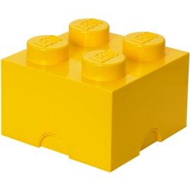 LEGO 4003 LEGO Storage Brick 4 - Bright Yellow