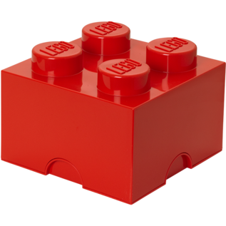 LEGO 4003 LEGO Storage Brick 4 - Bright Red
