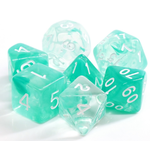Goblin Dice Teal Nebula Dice Set